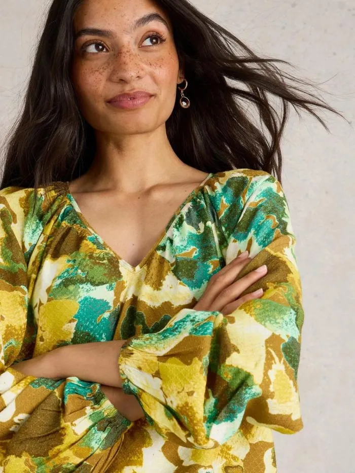 Women Imogen Top Yellow Print White Stuff Shirts and Blouses Women Imogen Top Yellow Print White Stuff Shirts and Blouses