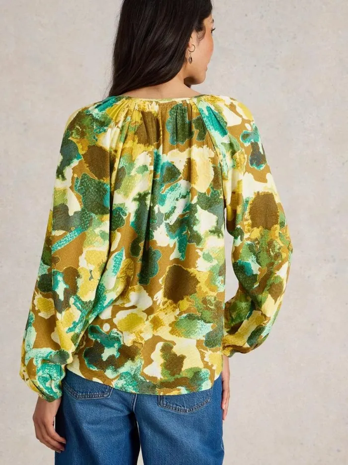 Women Imogen Top Yellow Print White Stuff Shirts and Blouses Women Imogen Top Yellow Print White Stuff Shirts and Blouses