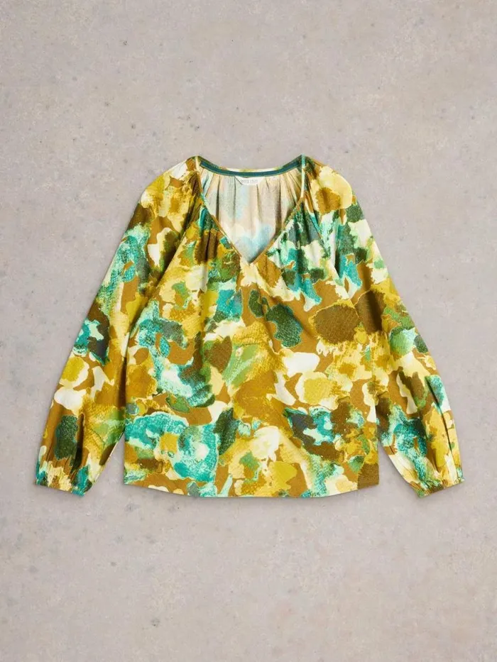 Women Imogen Top Yellow Print White Stuff Shirts and Blouses Women Imogen Top Yellow Print White Stuff Shirts and Blouses
