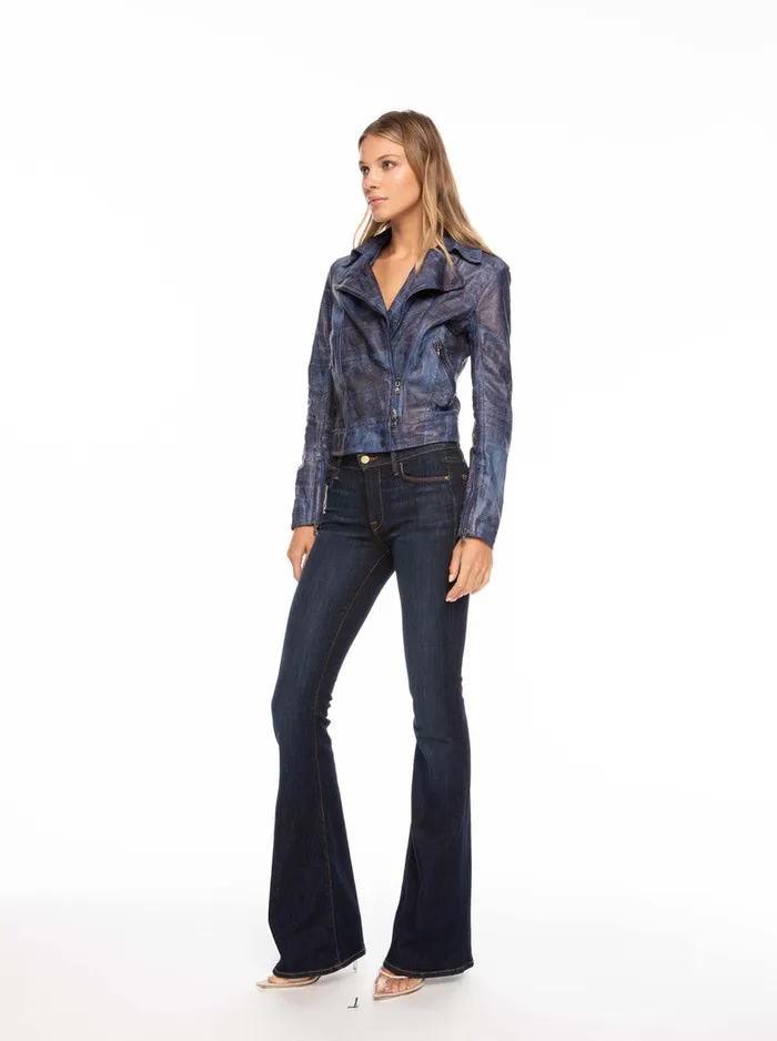 Women Jackets Robert Graham PEYTON LEATHER JACKET Blue