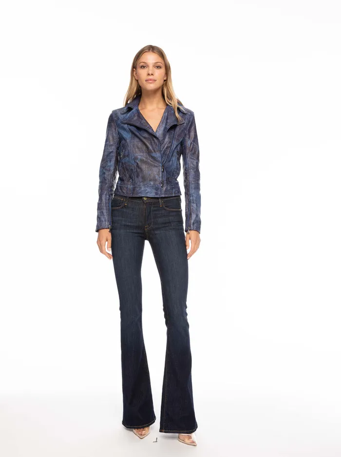 Women Jackets Robert Graham PEYTON LEATHER JACKET Blue