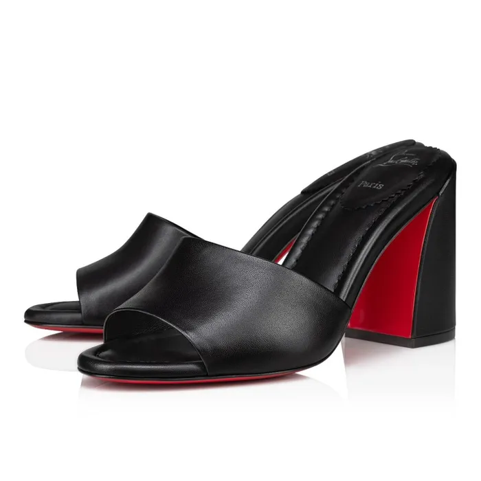 Women Jane Mule 85mm Mules 8211 Nappa Leather 8211 Black Christian Louboutin Mules