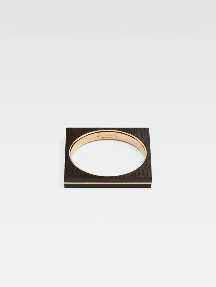 Women Jewellery JACQUEMUS The Carr Bracelet Gold Brown