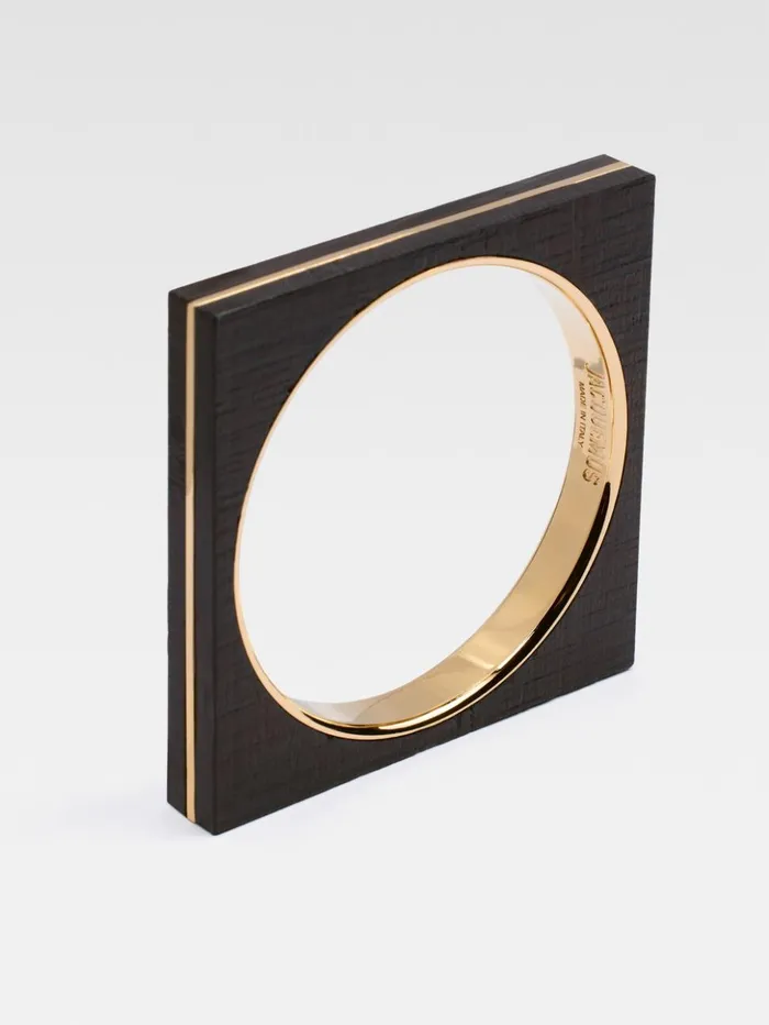 Women Jewellery JACQUEMUS The Carr Bracelet Gold Brown Women Jewellery JACQUEMUS The Carr Bracelet Gold Brown