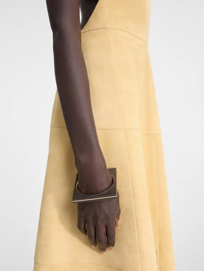 Women Jewellery JACQUEMUS The Carr Bracelet Gold Brown Women Jewellery JACQUEMUS The Carr Bracelet Gold Brown
