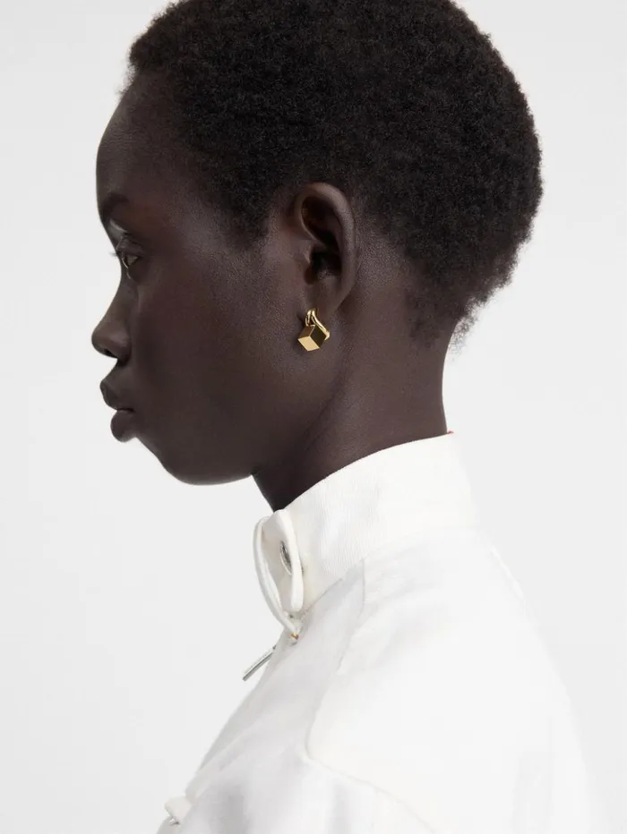 Women Jewellery JACQUEMUS The Nodo Stud Earrings Gold Women Jewellery JACQUEMUS The Nodo Stud Earrings Gold