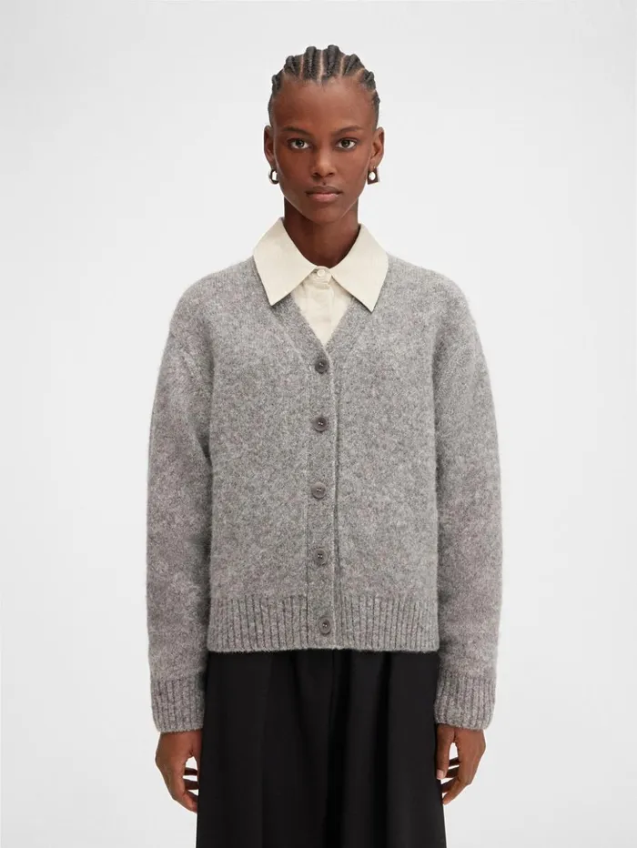 Women Knits JACQUEMUS The Jacquemus Cardigan Grey