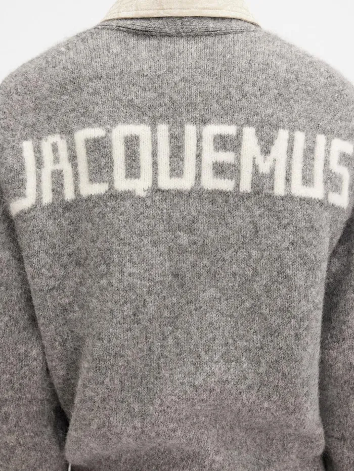 Women Knits JACQUEMUS The Jacquemus Cardigan Grey Women Knits JACQUEMUS The Jacquemus Cardigan Grey