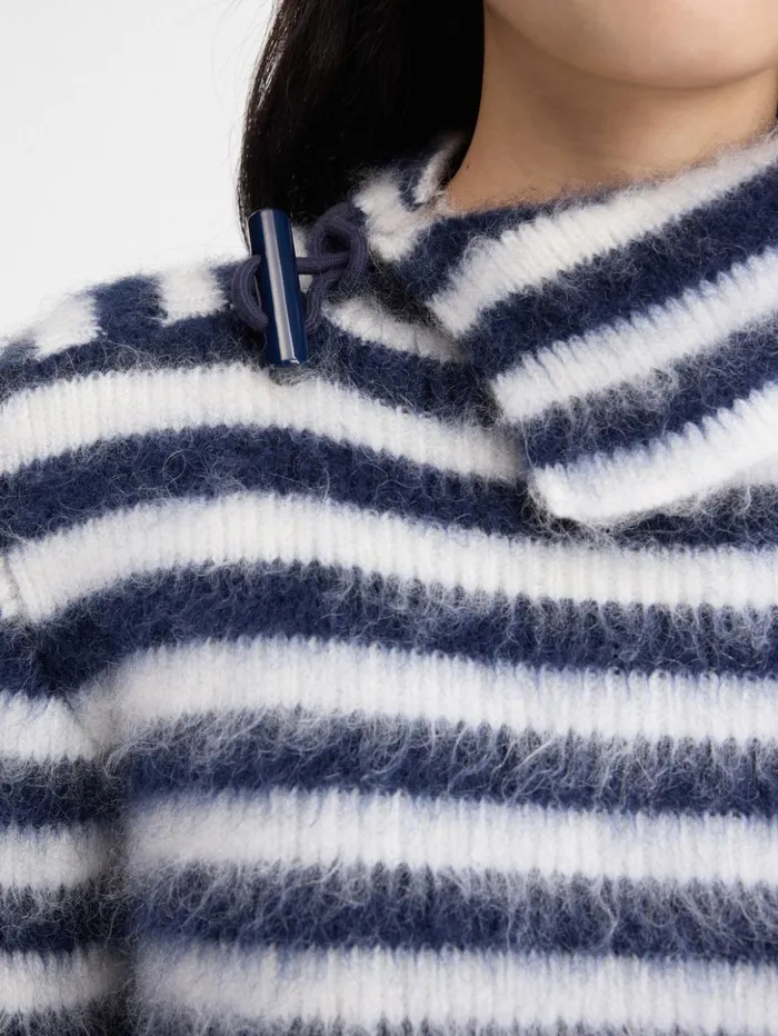 Women Knits JACQUEMUS The Marina Sweater Multinavy Women Knits JACQUEMUS The Marina Sweater Multinavy