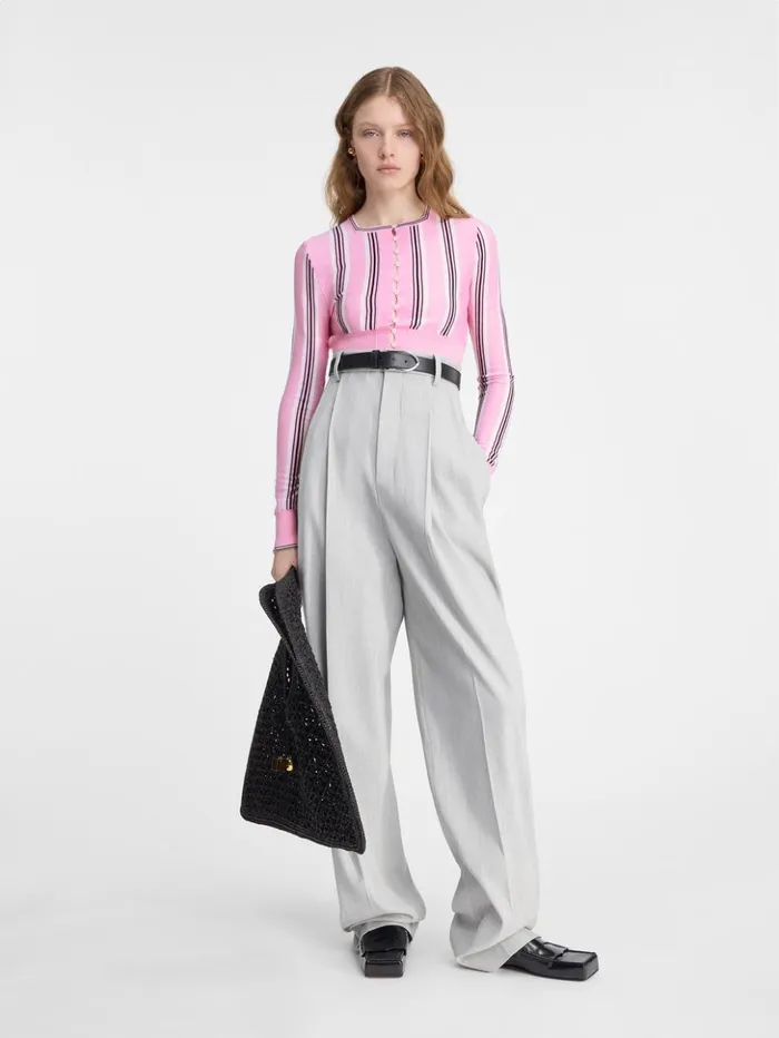 Women Knits JACQUEMUS The Spiaggia Cardigan Multipink
