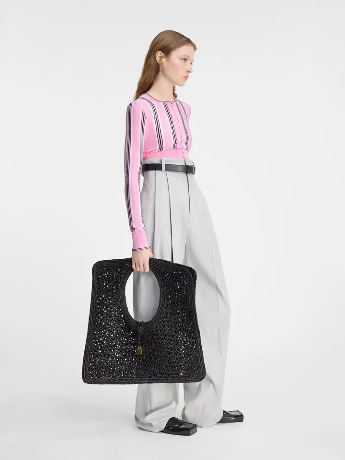 Women Knits JACQUEMUS The Spiaggia Cardigan Multipink Women Knits JACQUEMUS The Spiaggia Cardigan Multipink