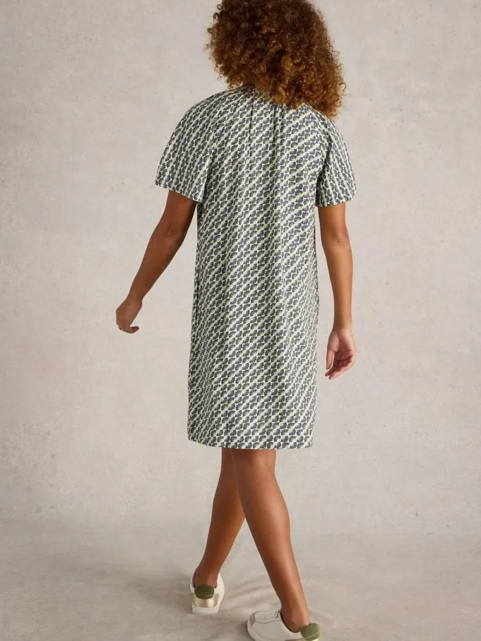 Women Lindsay Linen Blend Dress Ivory Print White Stuff Dresses