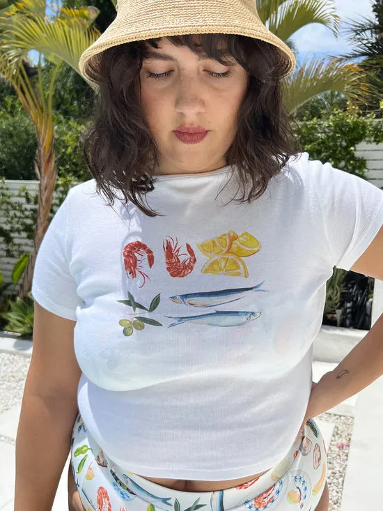 Women Lisa Says Gah Alex Tee Tapas Scene Tops