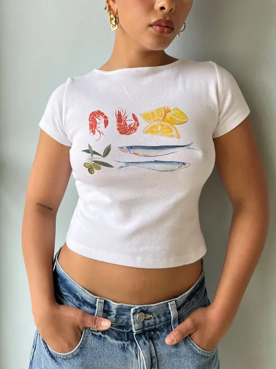 Women Lisa Says Gah Alex Tee Tapas Scene Tops