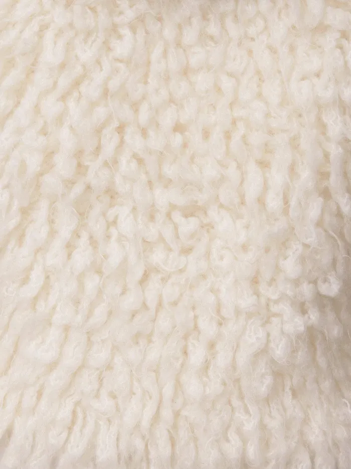 Women Looped Knitted Gilet Cream Jigsaw Knitwear and Cashmere