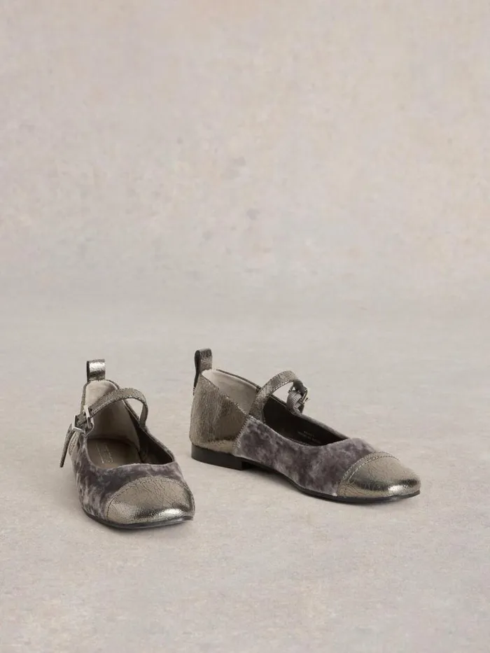 Women Loral Velvet Mary Jane Dusty Grey White Stuff Shoes Women Loral Velvet Mary Jane Dusty Grey White Stuff Shoes