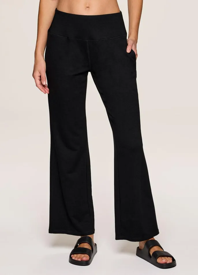 Women Lotus Wide Leg Pant Black RBX Active Pants