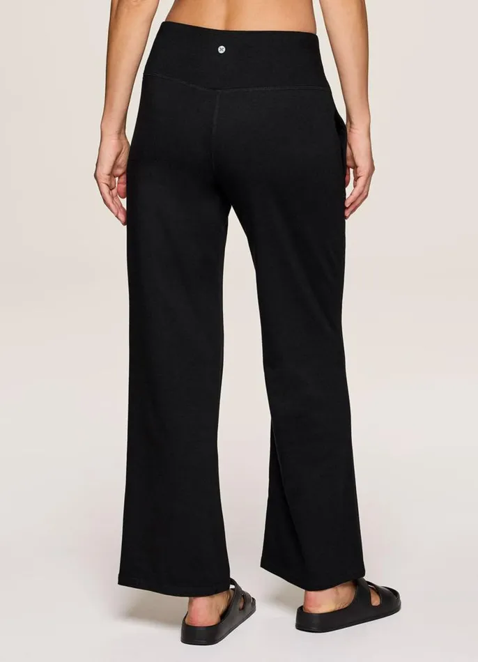 Women Lotus Wide Leg Pant Black RBX Active Pants