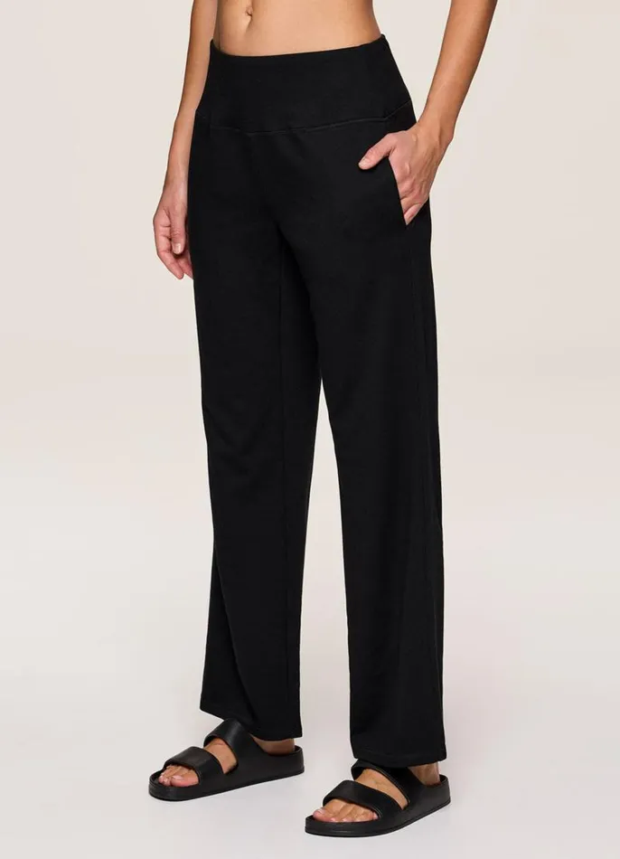 Women Lotus Wide Leg Pant Black RBX Active Pants
