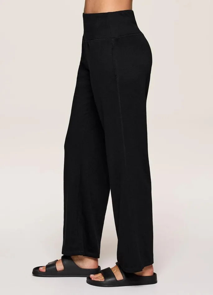 Women Lotus Wide Leg Pant Black RBX Active Pants