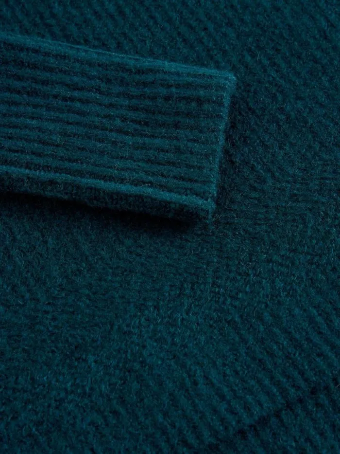 Women LOVELY JUMPER RIBBED Mid Teal White Stuff Knitwear Women LOVELY JUMPER RIBBED Mid Teal White Stuff Knitwear