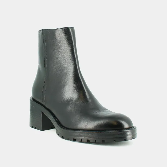 Women Lowboots With Heels Black JONAK Ankle Boots Lowboots