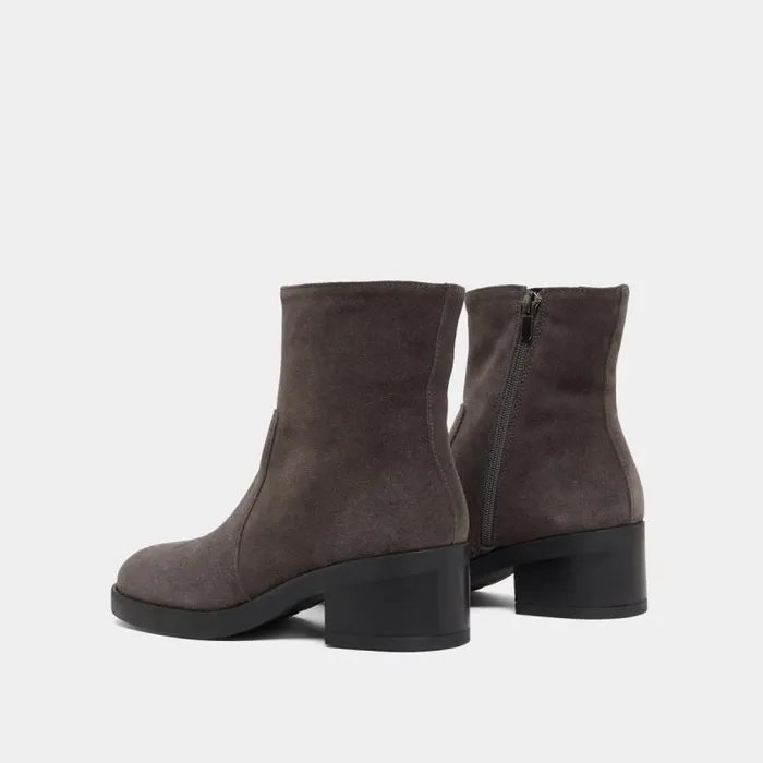 Women Lowboots With Heels Grey JONAK Ankle Boots Lowboots