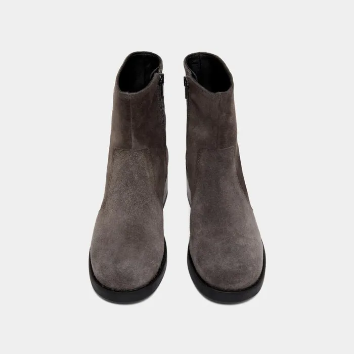 Women Lowboots With Heels Grey JONAK Ankle Boots Lowboots