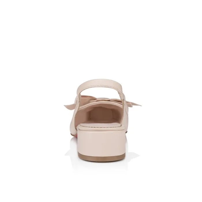 Women Mamaflirt Sling 30mm Ballerinas 8211 Nappa Leather 8211 Leche Christian Louboutin Flats and Loafers