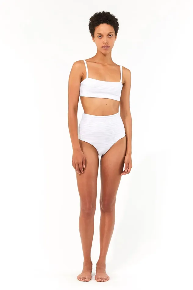 Women Mara Hoffman Bikini Bottoms Lydia Bikini Bottom White Women Mara Hoffman Bikini Bottoms Lydia Bikini Bottom White
