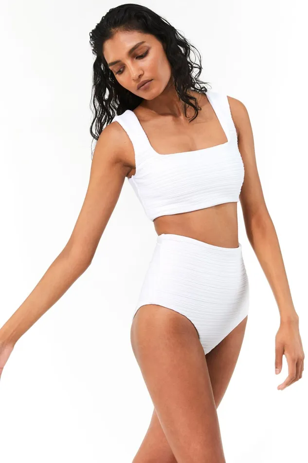 Women Mara Hoffman Bikini Bottoms Lydia Bikini Bottom White Women Mara Hoffman Bikini Bottoms Lydia Bikini Bottom White
