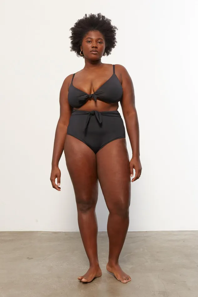 Women Mara Hoffman Extended Sizes Extended Carla Bikini Top Black