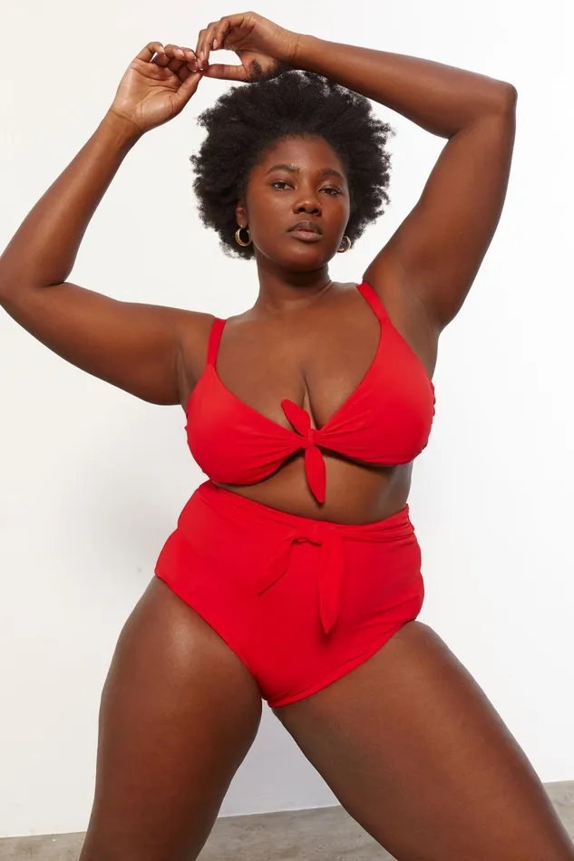 Women Mara Hoffman Extended Sizes Extended Carla Bikini Top Red