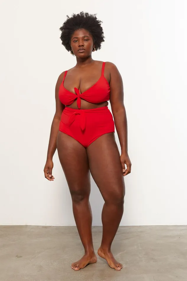 Women Mara Hoffman Extended Sizes Extended Carla Bikini Top Red Women Mara Hoffman Extended Sizes Extended Carla Bikini Top Red