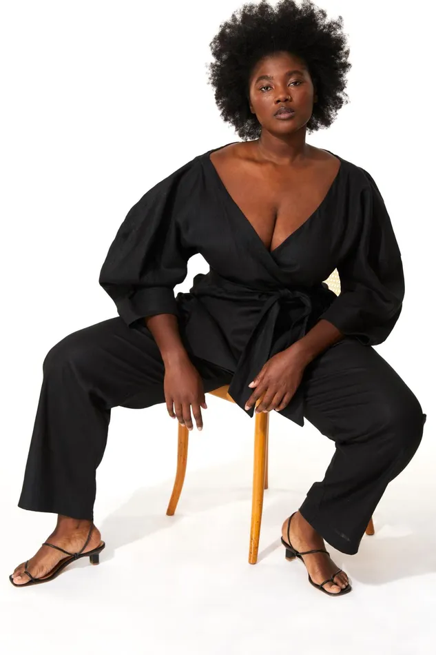 Women Mara Hoffman Extended Sizes Extended Emiliana Top Black Women Mara Hoffman Extended Sizes Extended Emiliana Top Black