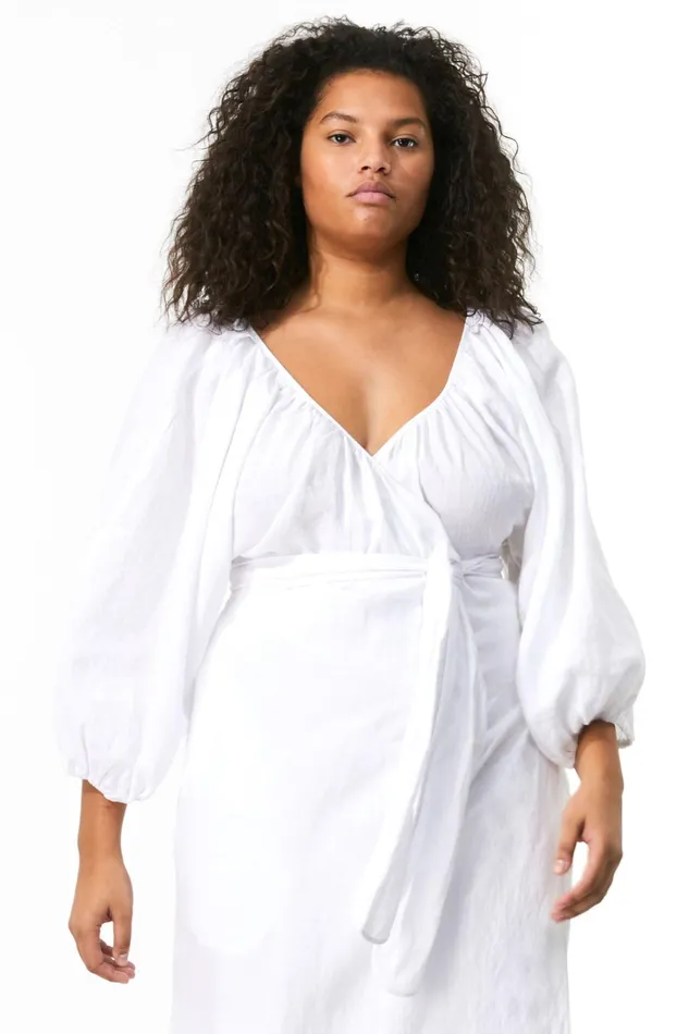 Women Mara Hoffman Extended Sizes Extended Fila Dress White Women Mara Hoffman Extended Sizes Extended Fila Dress White