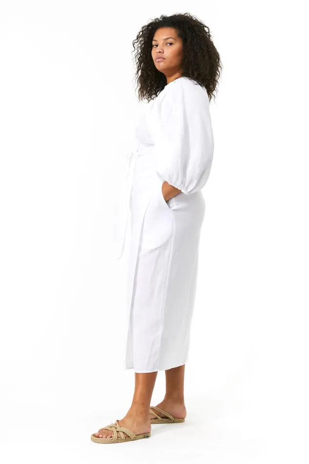 Women Mara Hoffman Extended Sizes Extended Fila Dress White Women Mara Hoffman Extended Sizes Extended Fila Dress White