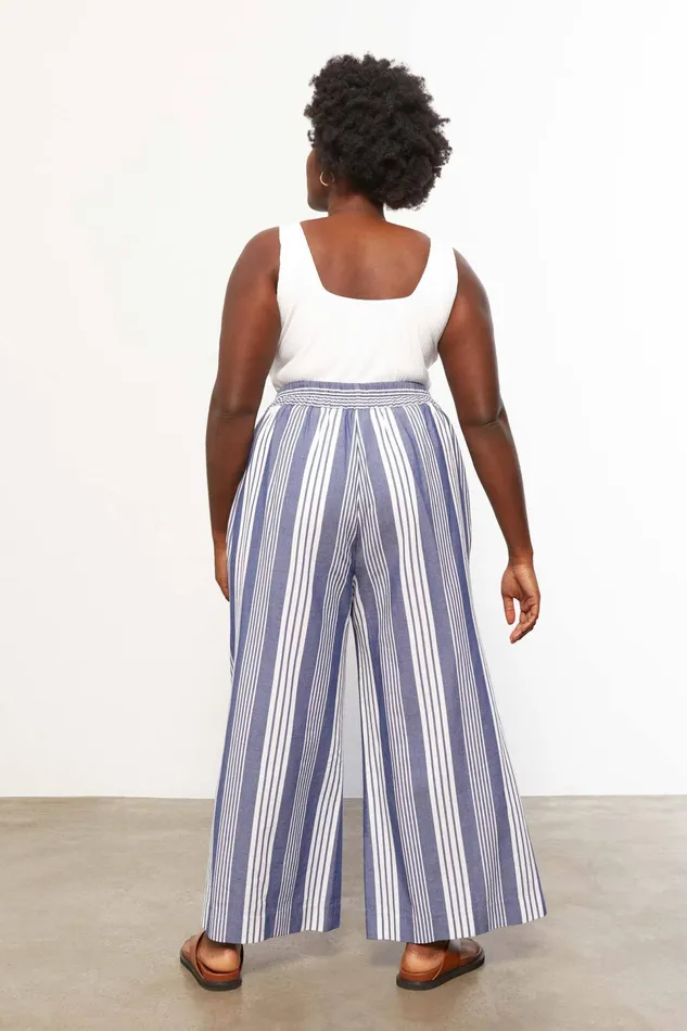 Women Mara Hoffman Extended Sizes Extended Paloma Pant Navy Multi Women Mara Hoffman Extended Sizes Extended Paloma Pant Navy Multi