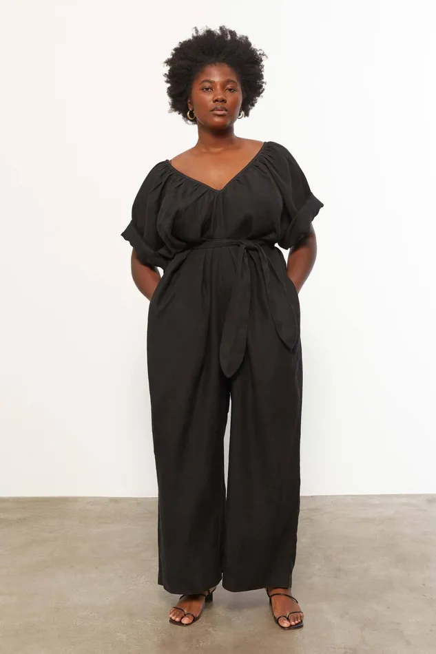 Women Mara Hoffman Extended Sizes Extended Sunniva Jumpsuit Black