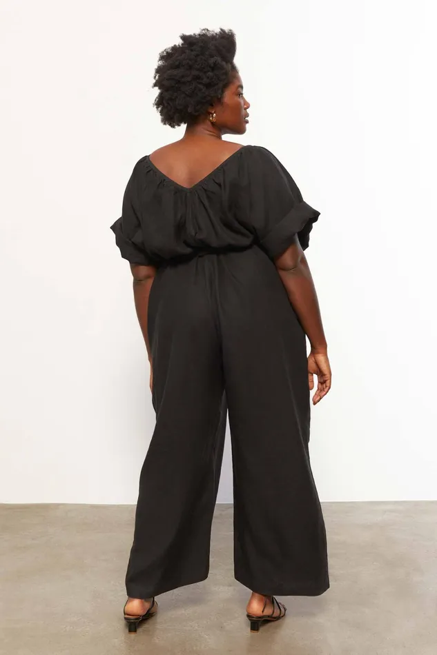 Women Mara Hoffman Extended Sizes Extended Sunniva Jumpsuit Black Women Mara Hoffman Extended Sizes Extended Sunniva Jumpsuit Black
