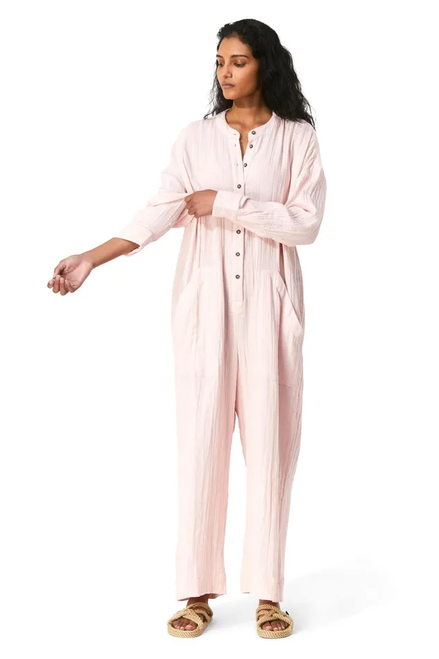 Women Mara Hoffman Jumpsuits and Rompers Manda Jumpsuit Pastel Pink Women Mara Hoffman Jumpsuits and Rompers Manda Jumpsuit Pastel Pink
