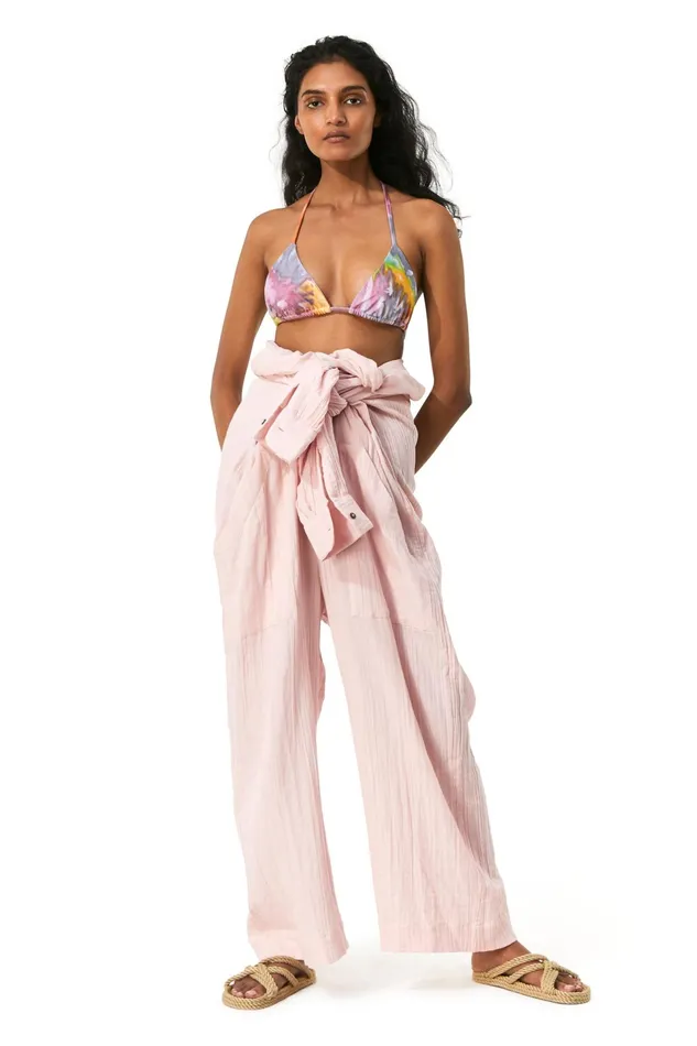 Women Mara Hoffman Jumpsuits and Rompers Manda Jumpsuit Pastel Pink Women Mara Hoffman Jumpsuits and Rompers Manda Jumpsuit Pastel Pink