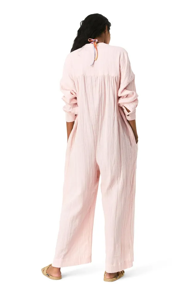 Women Mara Hoffman Jumpsuits and Rompers Manda Jumpsuit Pastel Pink Women Mara Hoffman Jumpsuits and Rompers Manda Jumpsuit Pastel Pink