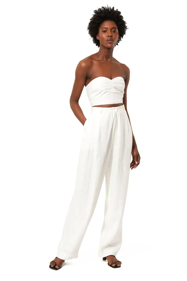 Women Mara Hoffman Pants and Shorts Eldora Pant White
