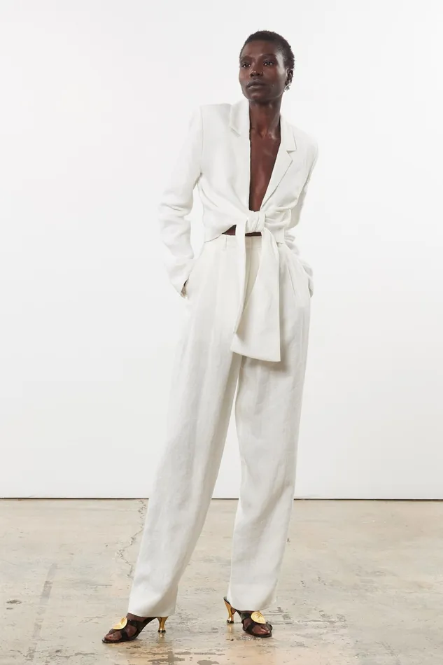 Women Mara Hoffman Pants and Shorts Eldora Pant White