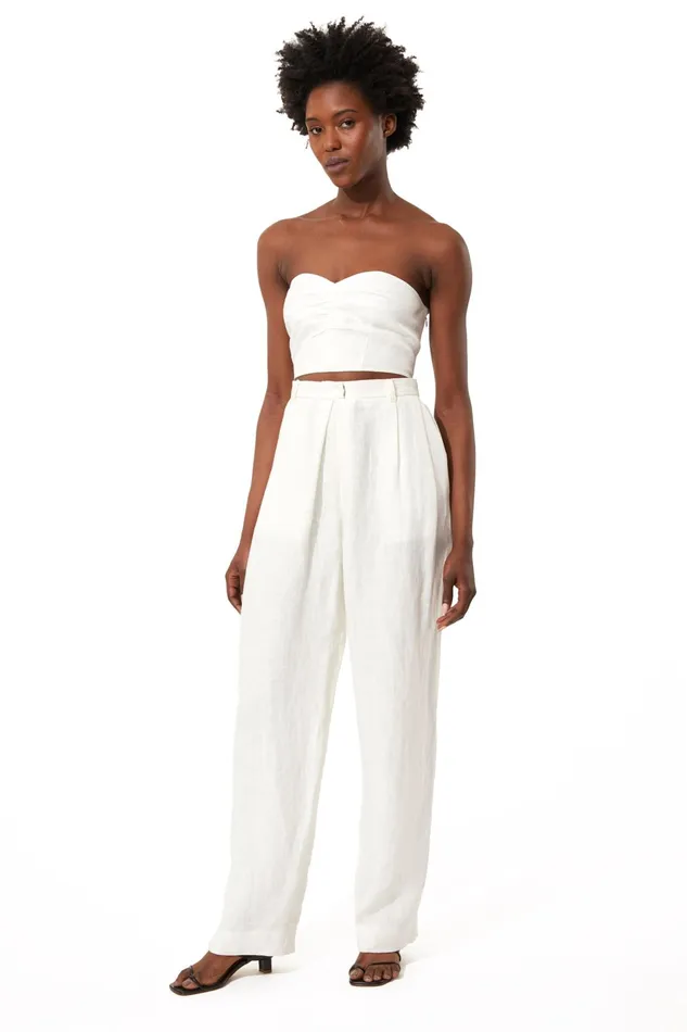 Women Mara Hoffman Pants and Shorts Eldora Pant White