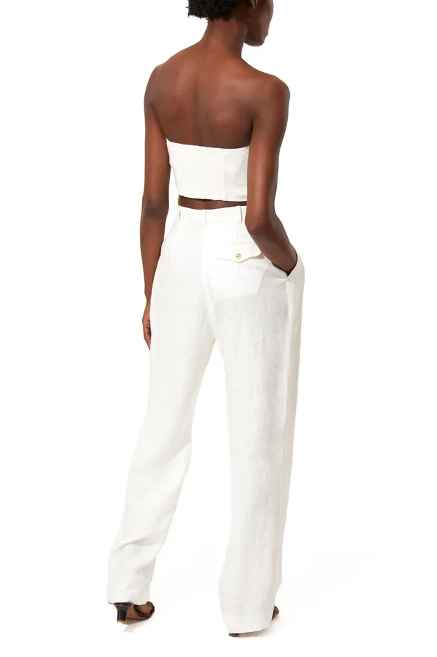 Women Mara Hoffman Pants and Shorts Eldora Pant White