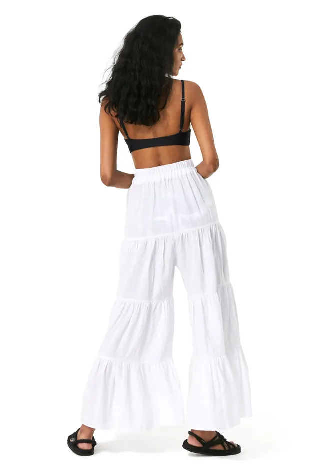 Women Mara Hoffman Pants and Shorts Shelesea Pant White Women Mara Hoffman Pants and Shorts Shelesea Pant White