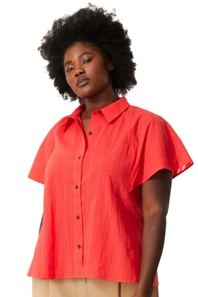 Women Mara Hoffman Tops Extended Phebe Top Red