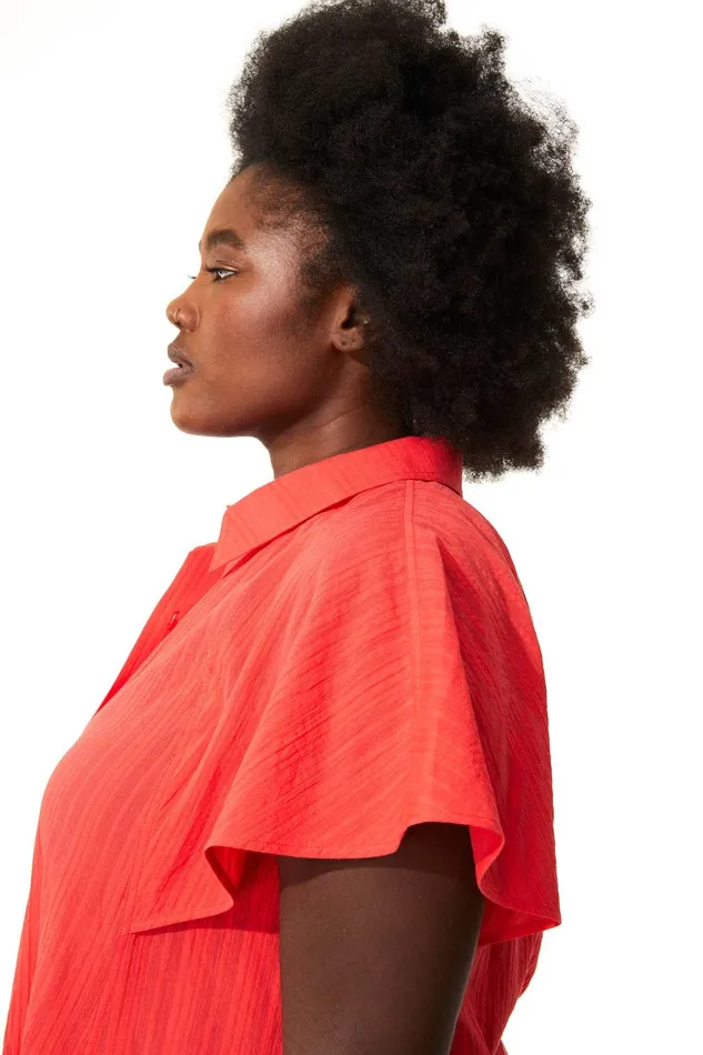 Women Mara Hoffman Tops Extended Phebe Top Red